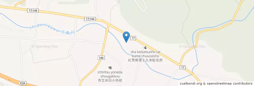 Mapa de ubicacion de 米田保育園 en Japón, Prefectura De Hyōgo, 加東市.