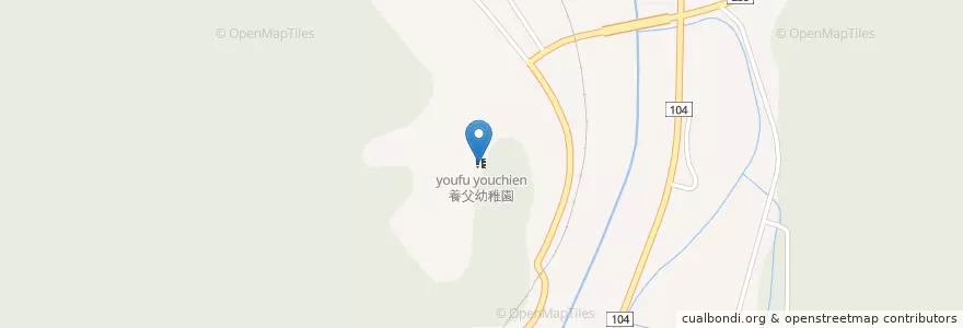 Mapa de ubicacion de 養父幼稚園 en 日本, 兵庫県, 養父市.