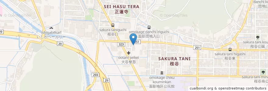 Mapa de ubicacion de 鳥取正蓮寺簡易郵便局 en Japón, Prefectura De Tottori, 鳥取市.