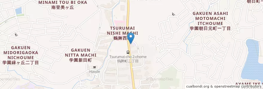 Mapa de ubicacion de 淳心会鶴舞保育園 en 日本, 奈良県, 奈良市.