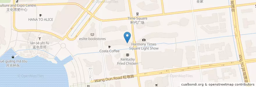Mapa de ubicacion de Pizza Hut en 中国, 蘇州市, 江蘇省, 姑蘇区, 苏州工业园区直属镇, 蘇州工業園区.