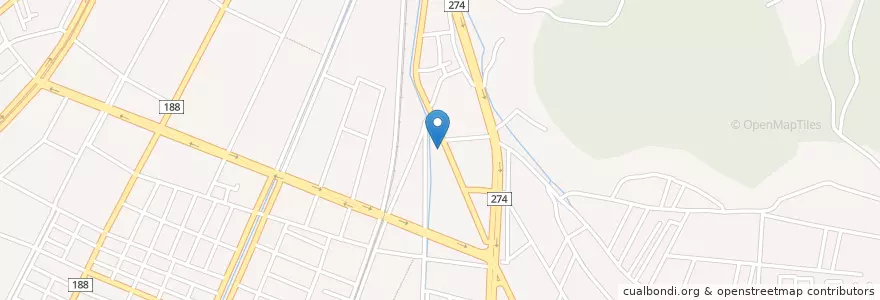 Mapa de ubicacion de 倉敷北畝郵便局 en Japão, 岡山県, 倉敷市.