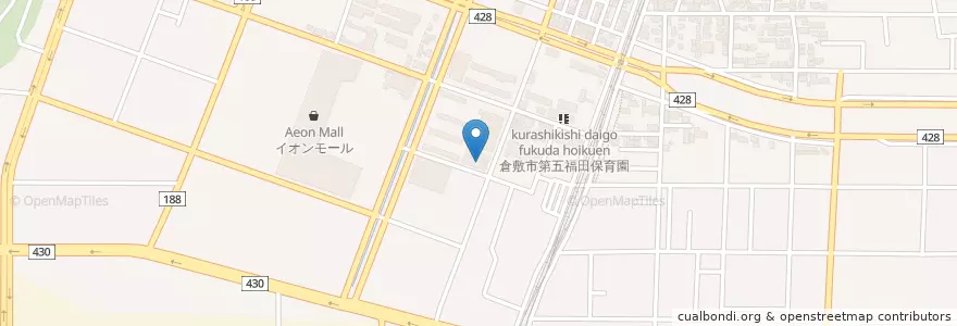 Mapa de ubicacion de 水島警察署千鳥町交番 en Jepun, 岡山県, 倉敷市.