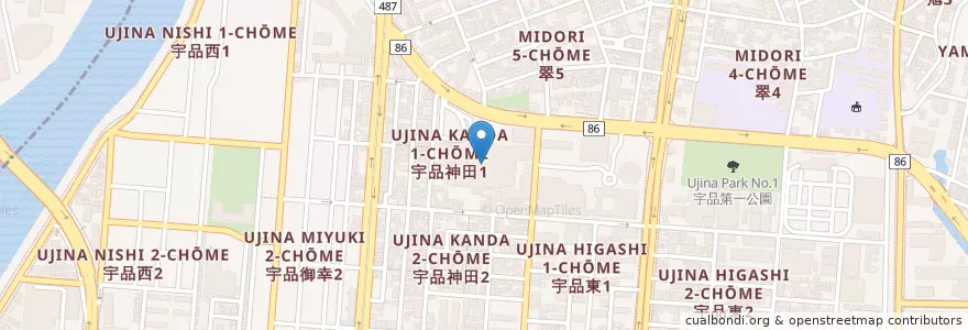 Mapa de ubicacion de マーヤ保育園 en Japão, 広島県, 広島市, 南区.