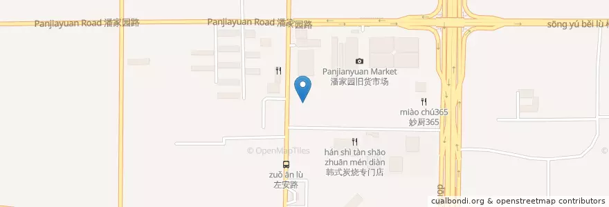Mapa de ubicacion de 北京市朝阳区妇儿医院 en 中国, 北京市, 河北省, 朝阳区.