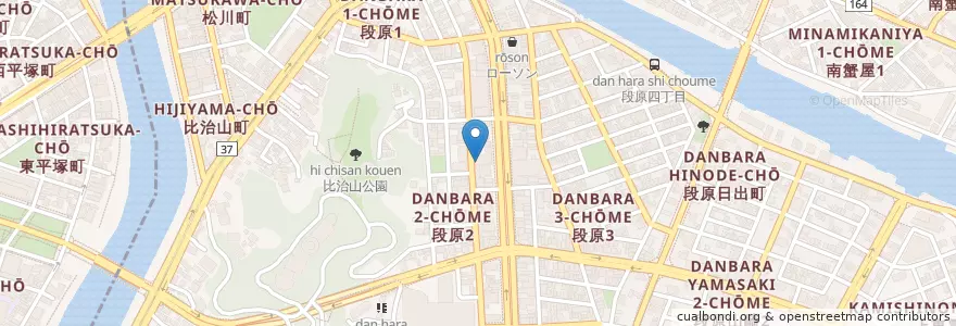 Mapa de ubicacion de 広島段原東浦郵便局 en Japan, 広島県, Hiroshima, 南区.