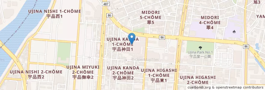 Mapa de ubicacion de 県立広島病院 en Japon, Préfecture De Hiroshima, Hiroshima, 南区.