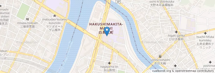 Mapa de ubicacion de 私立安田小学校 en Japão, 広島県, 広島市.