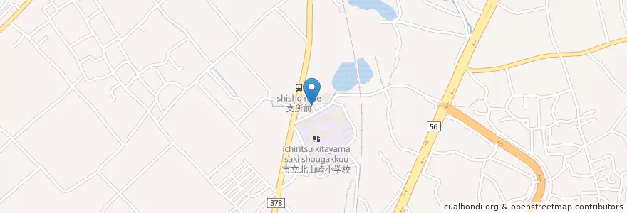 Mapa de ubicacion de なかむら保育所 en Giappone, Prefettura Di Ehime, 伊予市.