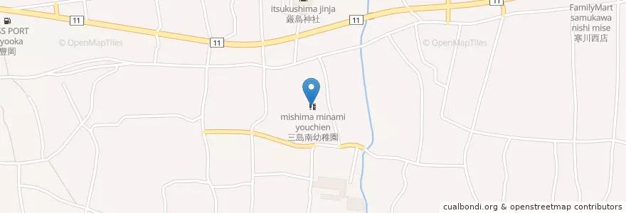 Mapa de ubicacion de 三島南幼稚園 en Jepun, 愛媛県, 四国中央市.