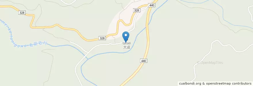 Mapa de ubicacion de 久万高原警察署西谷駐在所 en Japan, Präfektur Ehime, 上浮穴郡, 久万高原町.