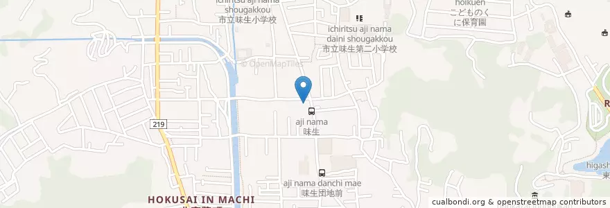 Mapa de ubicacion de 味生簡易郵便局 en Япония, Эхимэ, 松山市.