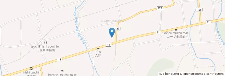 Mapa de ubicacion de 土居郵便局 en اليابان, 愛媛県, 四国中央市.