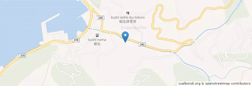 Mapa de ubicacion de 大洲警察署櫛生駐在所 en 일본, 에히메현, 大洲市.