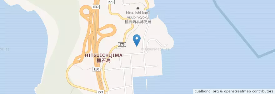 Mapa de ubicacion de 市立櫃石中学校 en 日本, 香川県, 坂出市.