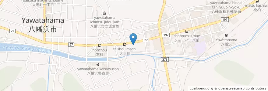 Mapa de ubicacion de 広仁会広瀬病院 en 日本, 愛媛県, 八幡浜市.