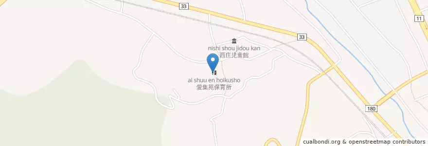 Mapa de ubicacion de 愛集苑保育所 en Japan, 香川県, 坂出市.