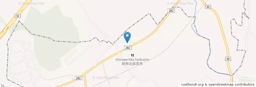 Mapa de ubicacion de 昭和郵便局 en 일본, 가가와현.