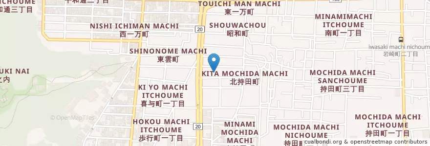 Mapa de ubicacion de 松山東警察署 en Japan, Präfektur Ehime, 松山市.