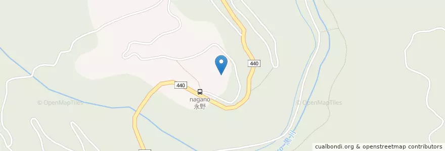 Mapa de ubicacion de 町立柳谷中学校 en Japón, Prefectura De Ehime, 上浮穴郡, 久万高原町.