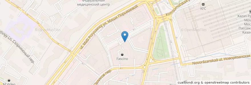 Mapa de ubicacion de Гута-банк en Rusya Federasyonu, Центральный Федеральный Округ, Москва, Центральный Административный Округ, Красносельский Район.