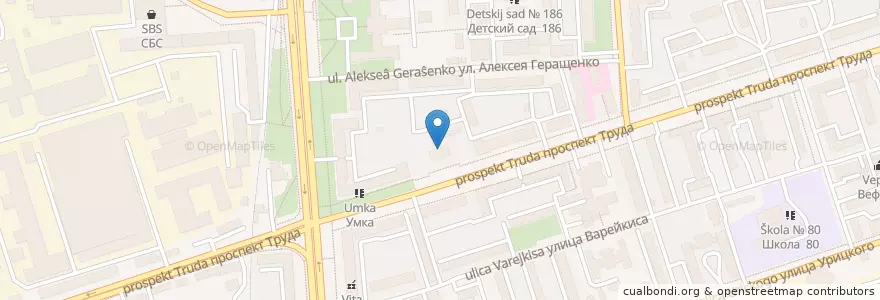Mapa de ubicacion de Коминтерновский районный суд города Воронежа en Russia, Central Federal District, Voronezh Oblast, Voronezh.