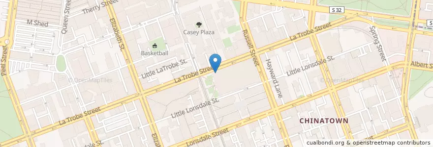 Mapa de ubicacion de Mr Tulk en Австралия, Виктория, City Of Melbourne.