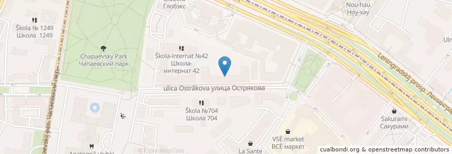 Mapa de ubicacion de Детский сад №67 en Russie, District Fédéral Central, Moscou, Северный Административный Округ.