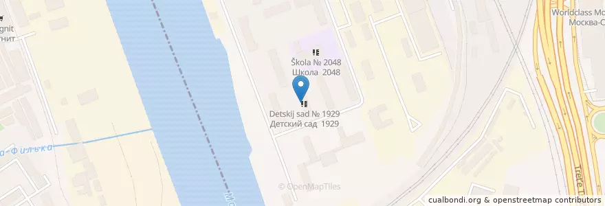 Mapa de ubicacion de Детский сад № 1929 en Rússia, Distrito Federal Central, Москва, Центральный Административный Округ.