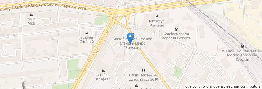 Mapa de ubicacion de Москва 109544 en روسیه, Центральный Федеральный Округ, Москва, Юго-Восточный Административный Округ.