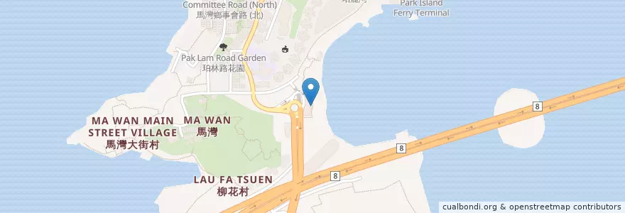 Mapa de ubicacion de Oma's Kitchen en 中国, 香港 Hong Kong, 广东省, 新界 New Territories, 荃灣區 Tsuen Wan District.