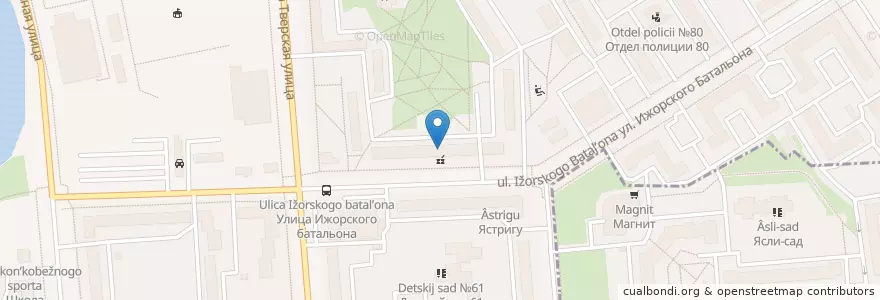 Mapa de ubicacion de ЛекОптТорг en Russia, Northwestern Federal District, Leningrad Oblast, Saint Petersburg, Колпинский Район, Kolpino.