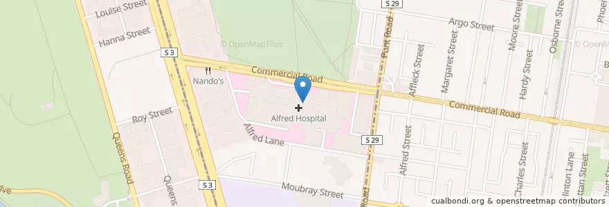 Mapa de ubicacion de Westpac ATM en Australie, Victoria, City Of Melbourne.