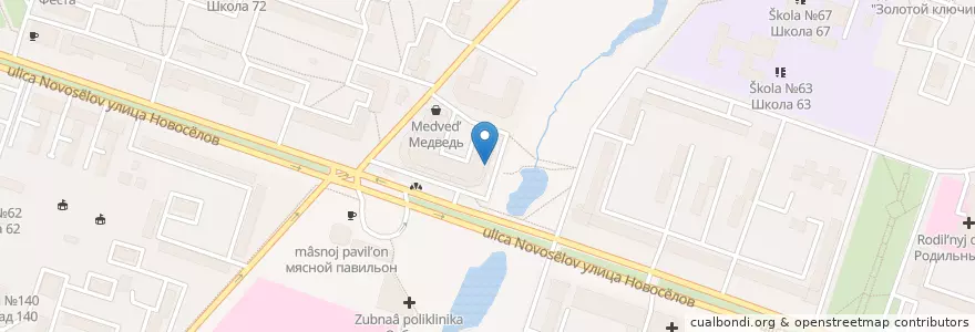 Mapa de ubicacion de Доверие en Rússia, Distrito Federal Central, Рязанская Область, Городской Округ Рязань.