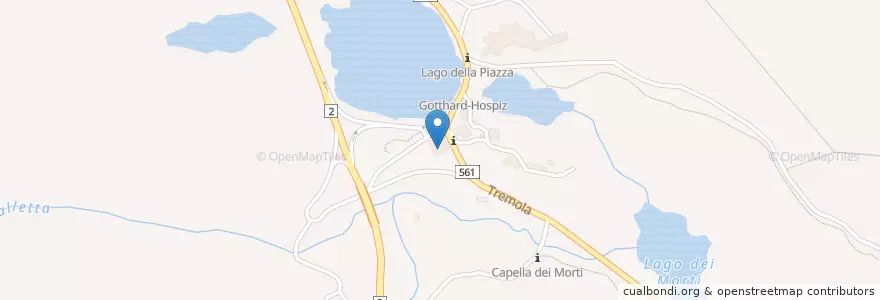 Mapa de ubicacion de Scuderia en Suiza, Tesino, Distretto Di Leventina, Circolo Di Airolo, Airolo.