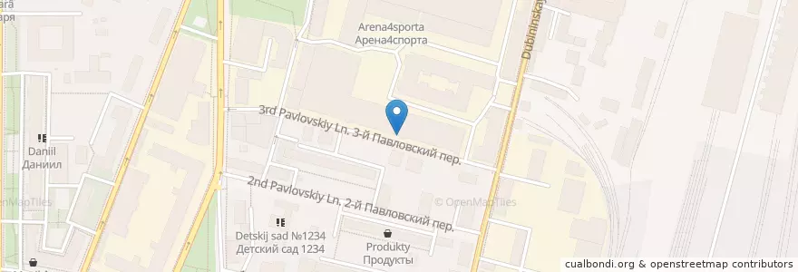 Mapa de ubicacion de Офисный центр «ЗВИ» en Rusland, Centraal Federaal District, Moskou, Южный Административный Округ, Даниловский Район.