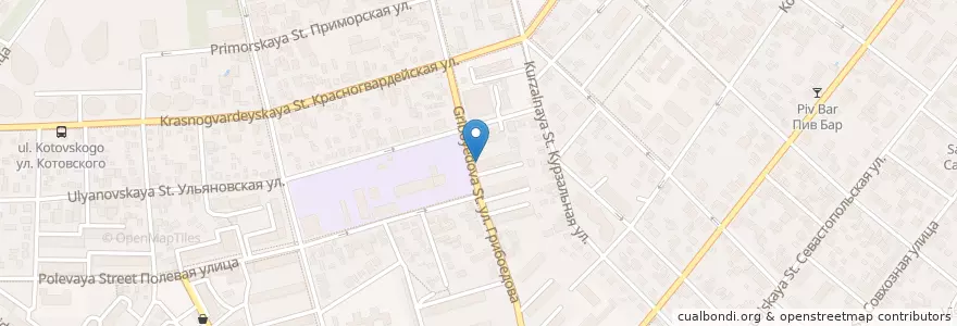 Mapa de ubicacion de Столовая "Самобранка" en Russia, South Federal District, Krasnodar Krai, Городской Округ Геленджик.