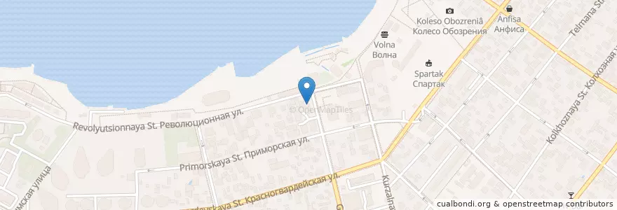 Mapa de ubicacion de Лаванда en روسيا, منطقة فيدرالية جنوبية, منطقة كراسنودار, Городской Округ Геленджик.