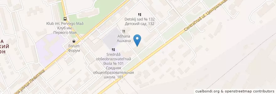 Mapa de ubicacion de Детская школа искусств № 3 en Rusia, Приволжский Федеральный Округ, Bashkortostán, Городской Округ Уфа.