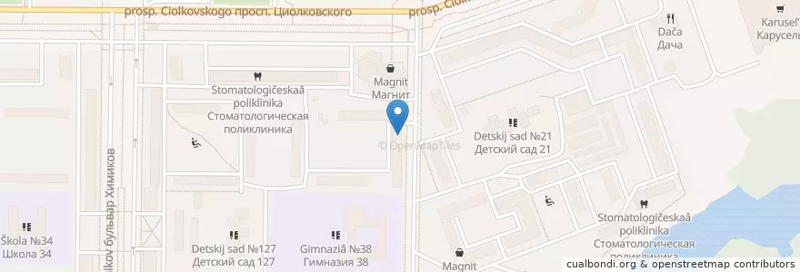 Mapa de ubicacion de Дзержинск 606031 en Rusia, Приволжский Федеральный Округ, Óblast De Nizhni Nóvgorod, Городской Округ Дзержинск.