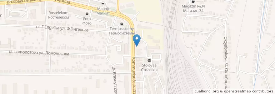Mapa de ubicacion de Сапфир en Rusland, Centraal Federaal District, Oblast Voronezj, Лискинский Район, Городское Поселение Лиски.