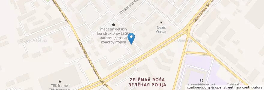 Mapa de ubicacion de Отделение связи №450022 en Rusland, Приволжский Федеральный Округ, Basjkirostan, Городской Округ Уфа.