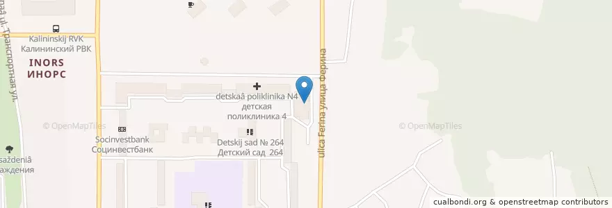 Mapa de ubicacion de Отделение связи №450043 en روسیه, Приволжский Федеральный Округ, Башкортостан, Городской Округ Уфа.
