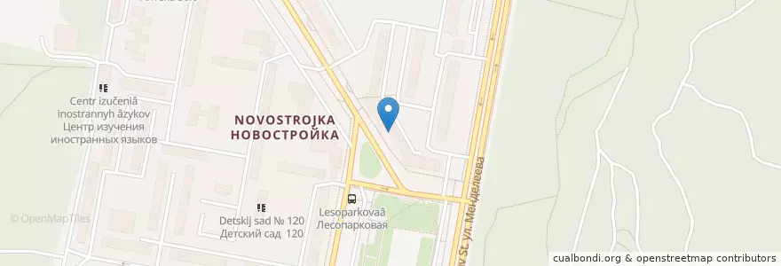 Mapa de ubicacion de Отделение связи №450071 en Russie, District Fédéral De La Volga, Bachkirie, Городской Округ Уфа.