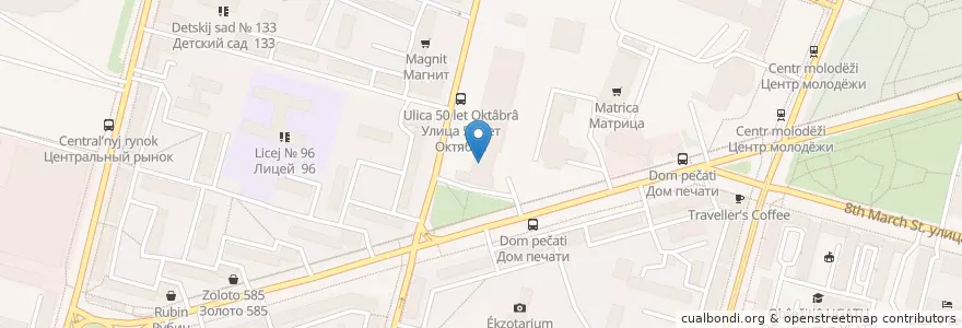 Mapa de ubicacion de Отделение связи №450079 en Rusland, Приволжский Федеральный Округ, Basjkirostan, Городской Округ Уфа.