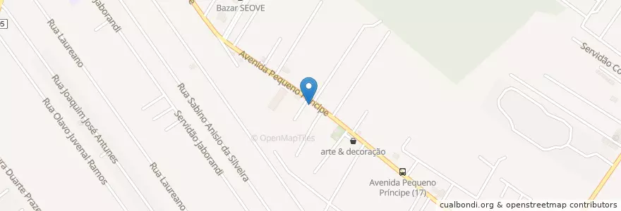 Mapa de ubicacion de cozinha & arte en Brasile, Regione Sud, Santa Catarina, Microrregião De Florianópolis, Região Geográfica Intermediária De Florianópolis, Florianópolis.