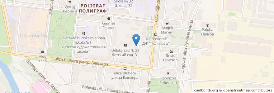 Mapa de ubicacion de Витаминка en Rusia, Distrito Federal Central, Óblast De Yaroslavl, Рыбинский Район, Городской Округ Рыбинск.