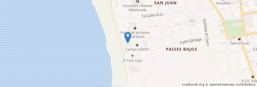 Mapa de ubicacion de Casa de las Artesanias en Nicaragua, Masaya, Masaya (Municipio).