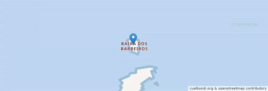 Mapa de ubicacion de Baixa dos Barbeiros en 포르투갈, Baixa Dos Barbeiros, Porto Santo, Porto Santo, Porto Santo.