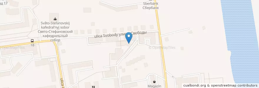 Mapa de ubicacion de Akva мойка en 러시아, Северо-Западный Федеральный Округ, Республика Коми, Городской Округ Сыктывкар.